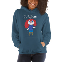 Load image into Gallery viewer, Women's Hoodies Heavy Blend Hooded Sweatshirt. So What! (white lettering) ©