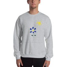 Load image into Gallery viewer, Men&#39;s Sweatshirt Unisex Heavy Blend Crewneck Sweatshirt. Sun, flower. ©