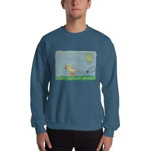 Men's Sweatshirt Unisex Heavy Blend Crewneck Sweatshirt. Just ducking around. ©