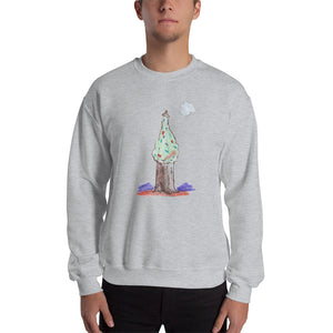 Men's Sweatshirt Unisex Heavy Blend Crewneck Sweatshirt. Christmas tree. ©