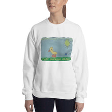 Load image into Gallery viewer, Women&#39;s Gildan Sweatshirt Unisex Heavy Blend Crew-neck Sweatshirt. Just ducking around. ©
